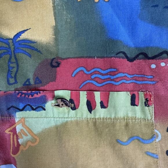 VTG The Territory Ahead Shirt Mens 2XL Abstract Hawaiian Polynesian Tribal 90s - Picture 6 of 14